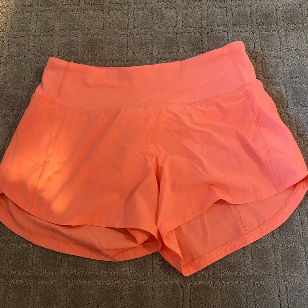 Lululemon speed up shorts 4” inseam size 4